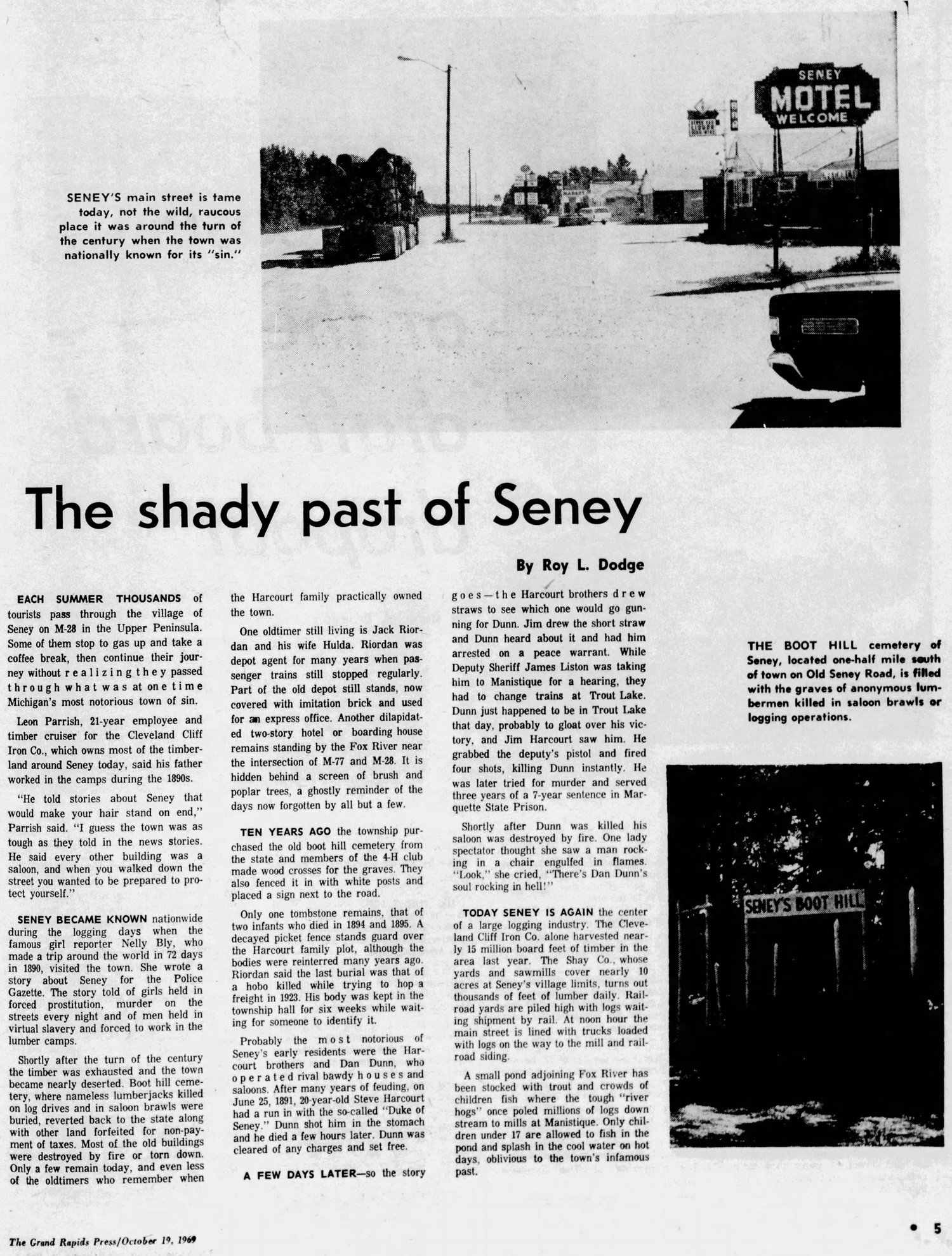 Fox River Motel - Oct 19 1969 Article